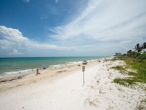 Only steps to the beach.