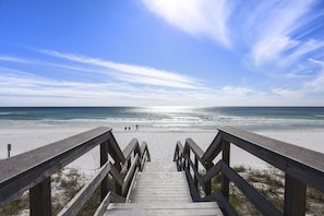 Beach access is within minutes walk away