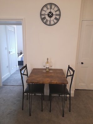 Small dining area