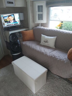 Sitting area with Satellite TV