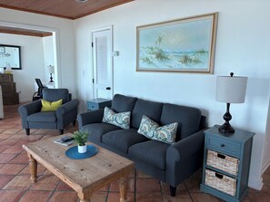 Watch the ocean waves from the living room couch!