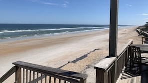 View from beachfront deck