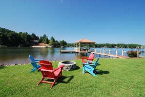 Enjoy the fire pit to make s'mores and memories.