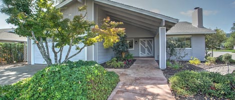 Front entrance - two car garage access 