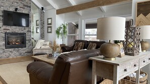 Living Room with Gas Fireplace