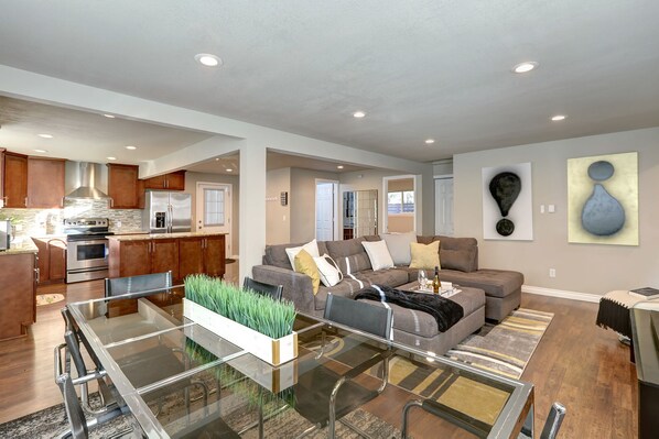 Beautiful, Open Concept Main Floor Living Room Area