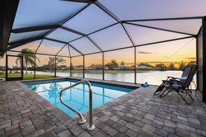 Heated pool vacation rental in Cape Coral, Florida