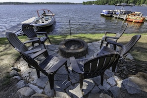 Lake Side Outdoor Fire pit (Complimentary Wood Available)  
