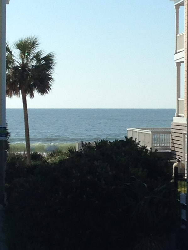 Beach view from front