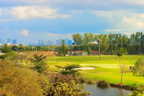 Play golf at our very own spacious golf course within the property!