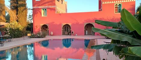 Our riad and its swimming pool