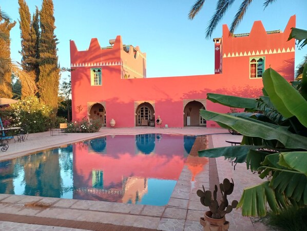 Our riad and its swimming pool