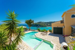 Beautiful villa with private pool and terrace with panoramic sea views