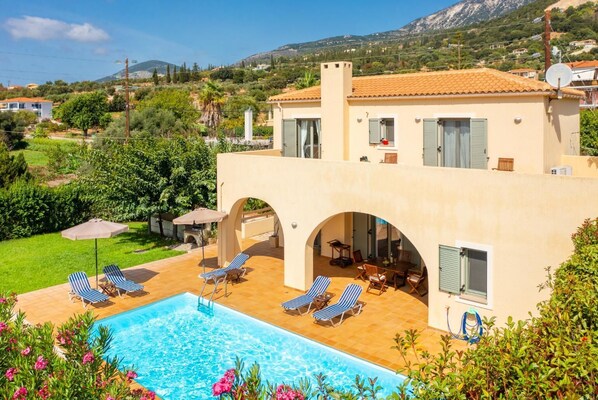 Beautiful villa with private pool, terrace, and garden