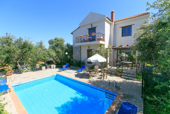 Private pool with terrace