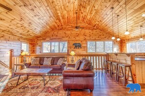 Perfectly located! Just 3 miles from Dollywood and 1 mile off the Parkway.