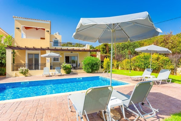 Beautiful villa with private pool, terrace, and large garden