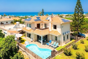 Aerial view of Villa Olivetta