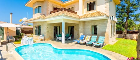 Beautiful villa with private pool, terrace, and large garden