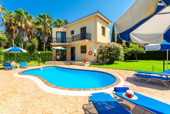 Beautiful villa with private pool, terrace, and garden
