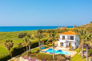 Aerial view of Villa Pelagos