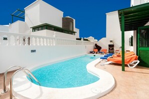 Private pool with terrace