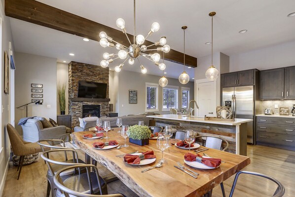 Open living area with large space