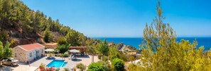 Aerial view of Villa Paradiso Sunset