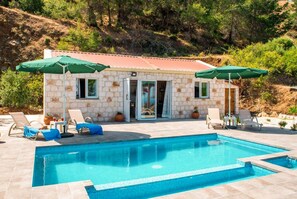 Beautiful villa with private pool and terrace with panoramic sea views