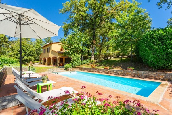 Beautiful villa with private pool, terrace, and garden