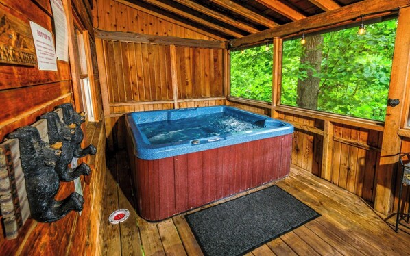 Bubbelpool inomhus