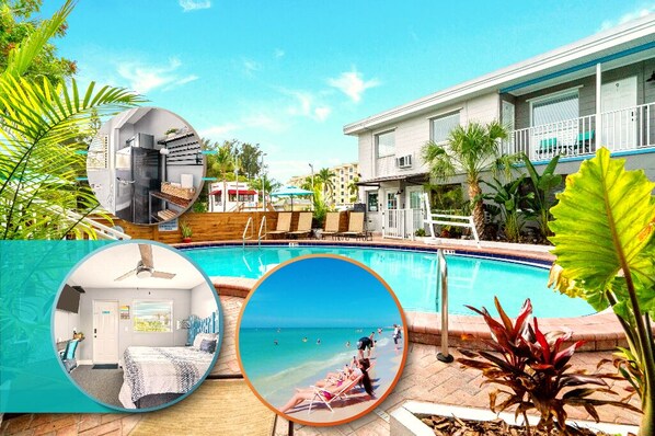 Boutique Beach Retreat Treasure Island Directly across the street from one of the most beautiful beaches. 