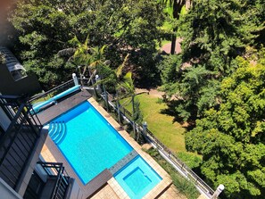 Cool off in the pool or warm up in the spa, enjoy the tranquility