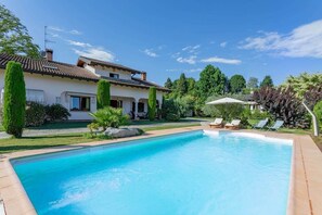 Large private pool