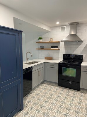 Alternate view of renovated kitchen 