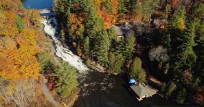 Water fall and 2.1 acre property