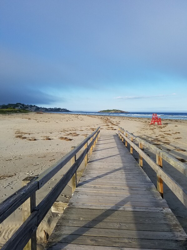 Bridge to Good Harbor Beach if walking over