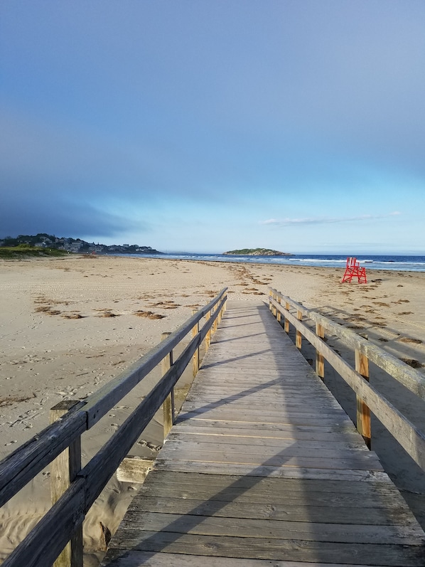 Bridge to Good Harbor Beach if walking over