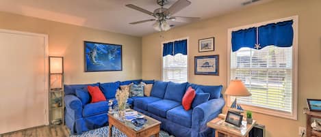 Beaufort Vacation Rental | 3BR | 2BA | 1,250 Sq Ft | 1 Story | Stairs Required