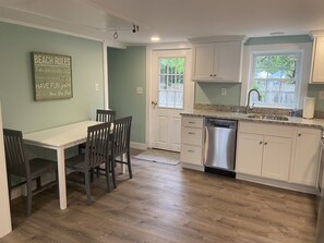 Eat-in kitchen table. 
