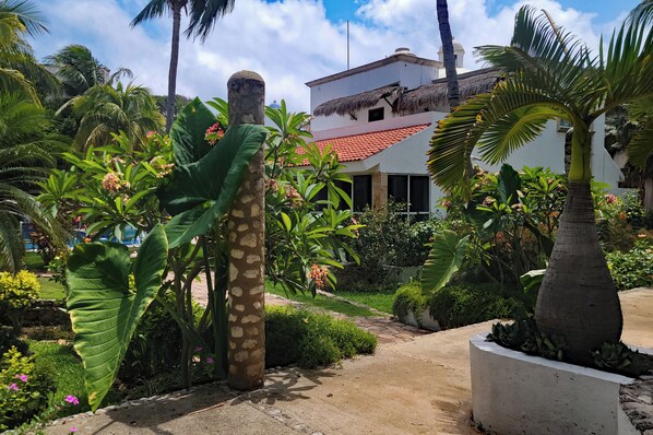 The VIlla is Nestled In the Center of Our Gardens Right Next to the Pool