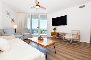 The Palms of Destin 1612 - Living Area to Balcony