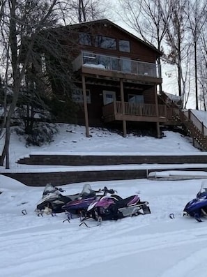 Great for snowmobiling!  Close access to many miles of trails including Soo Line