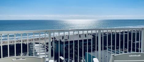 Beachside balcony