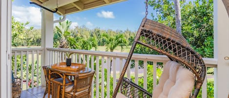 Covered Lanai w/View of Golf Course