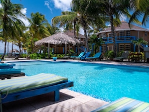 Community Pool Area with Bar/Restaurant and Ocean Views