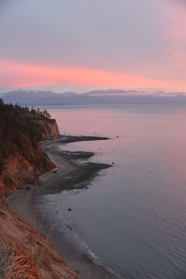 Looking Southwest towards the Olympic Peninsula.
