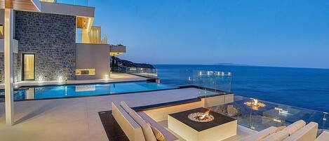 Super Elite Crete Villa | Villa Duchess | 7 Bedroom | Infinity Pool | Outdoor Kitchen  | Sunken Fire by VillaMore