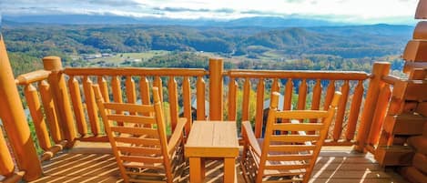 Breathtaking Views from the Deck at Legacy Views and A Theater