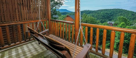 Beautiful Views from the Porch Swing at Jennie's View